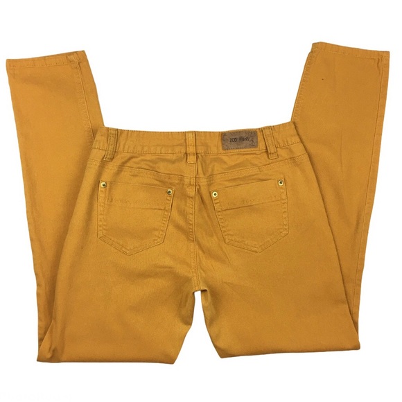 ZCO Jeans Women’s Skinny Mustard Jeans Size 9 - Picture 4 of 8